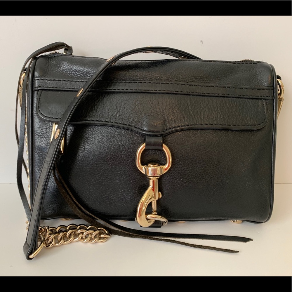 *SOLD Rebecca Minkoff Mini MAC Black Crossbody